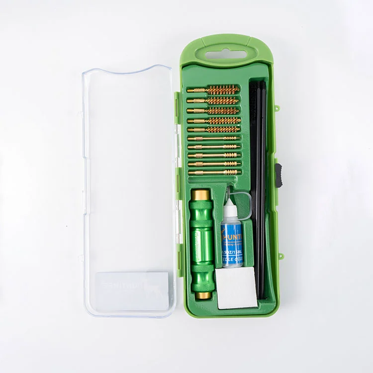 Alumiiniseoksesta valmistettu kiväärin puhdistussarja