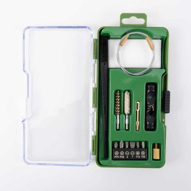 Ammattimainen .22 kaliiperi käsiaseiden puhdistussarja